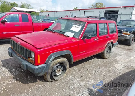 1998 Jeep Cherokee Se из США, поврежденный, VIN 1J4FJ28S5WL222690